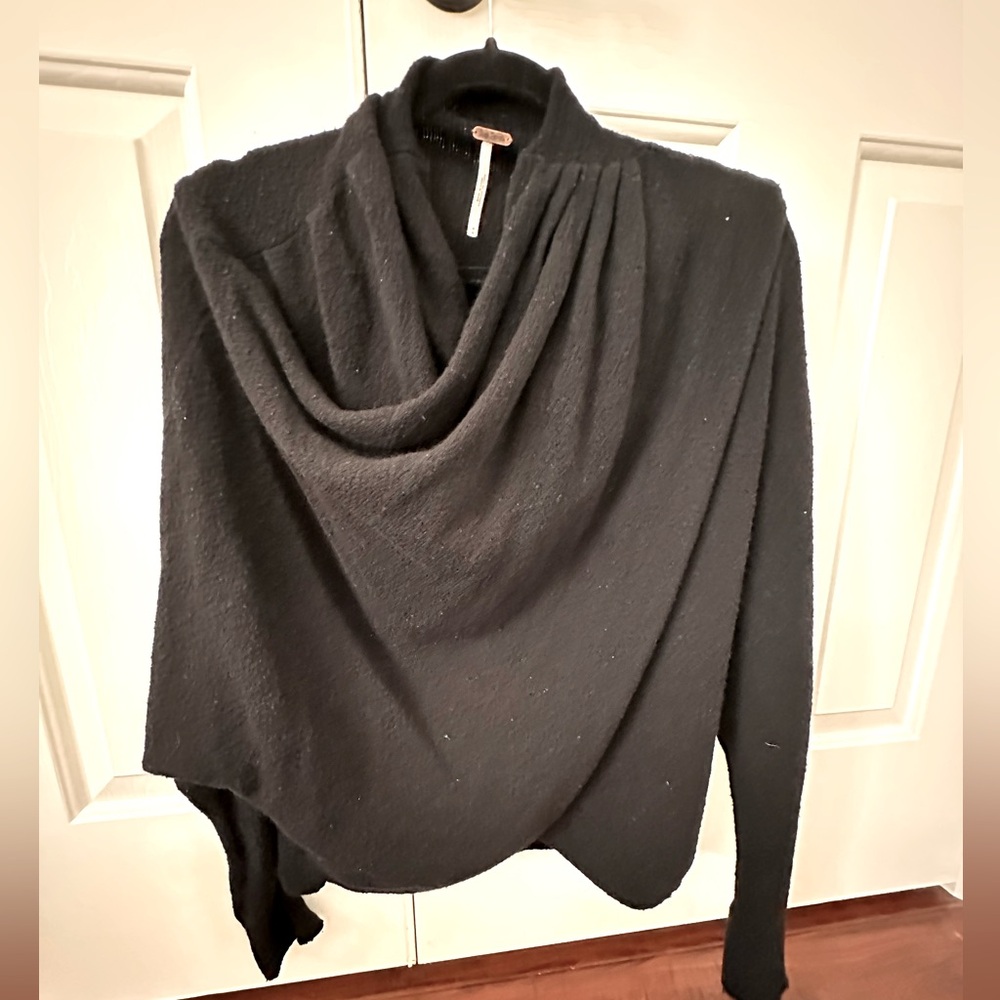 Free People Wrap Front Women's Sweater